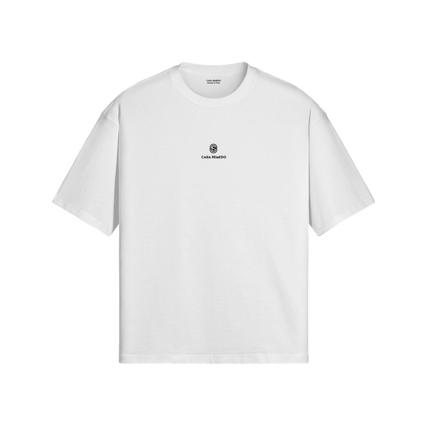 T-shirt Blanc Casa Semedo Oversize