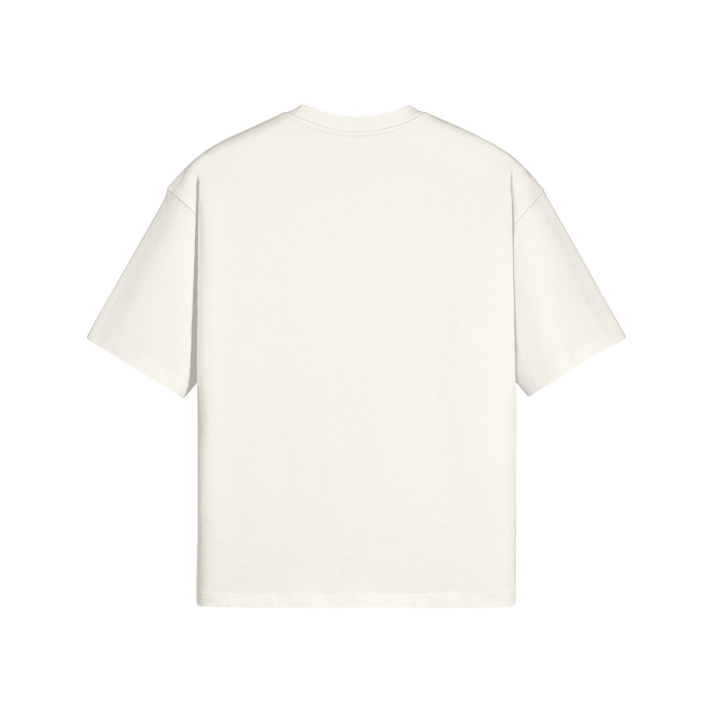 T-shirt Blanc Cassé Oversize Épais